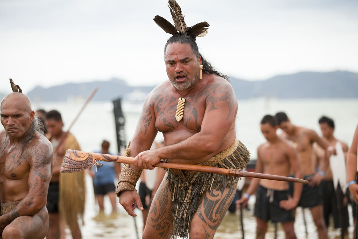 Legal Translation - Maori warriors celebrating Waitangi Day