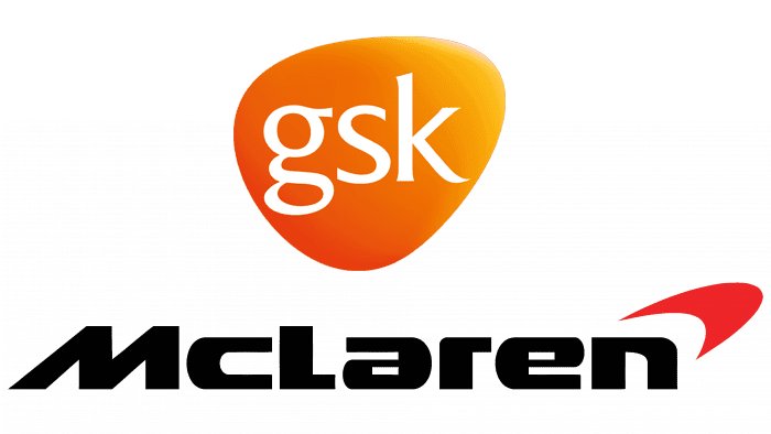 GSK McLaren logos